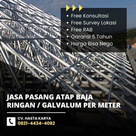 Jasa Grosir Atap Baja Ringan di Surabaya